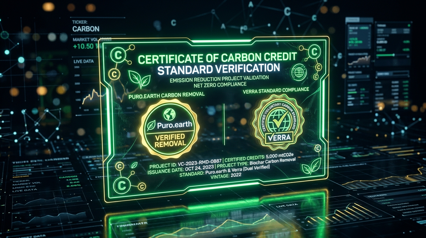 Normes de Certification Carbone (Puro.earth, Verra, Gold Standard) : Comment Choisir