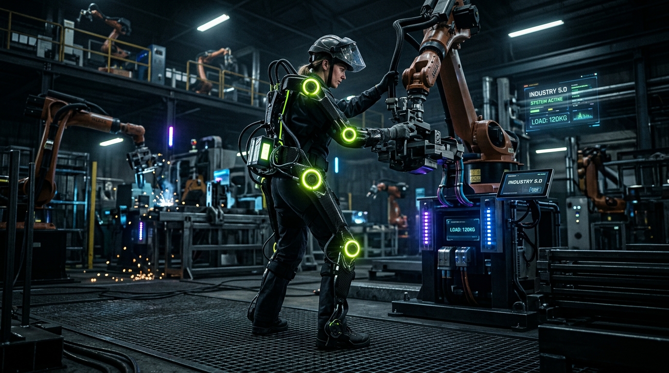 Exosquelettes Industriels et Robotique Enfilable : Réduire les Accidents et Renforcer l'Opérateur 5.0