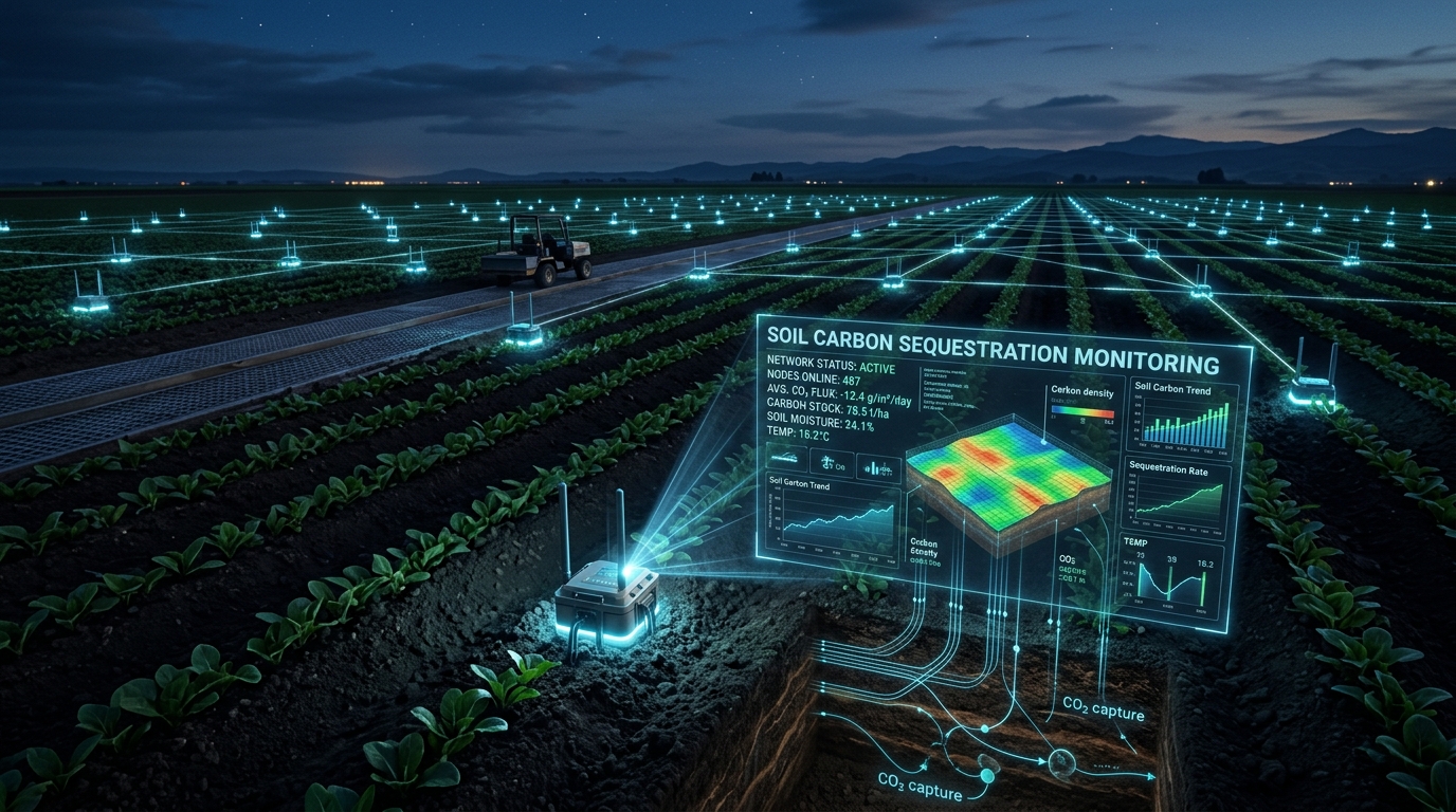 IoT-Sensoren und dMRV: Echtzeit-Messung der Kohlenstoffspeicherung ohne manuelle Audits