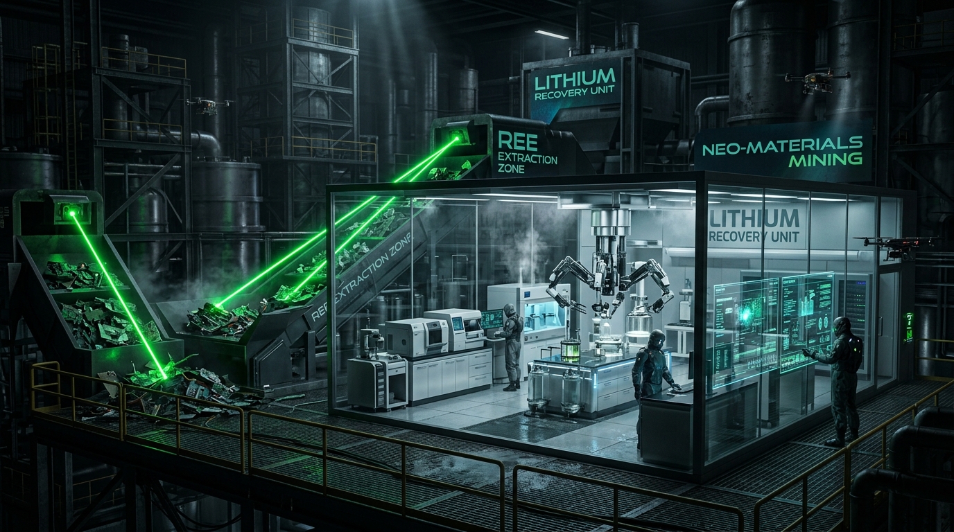 Dagli Scarti Industriali alle Materie Prime Critiche: La Nuova Frontiera del Recupero Elementare